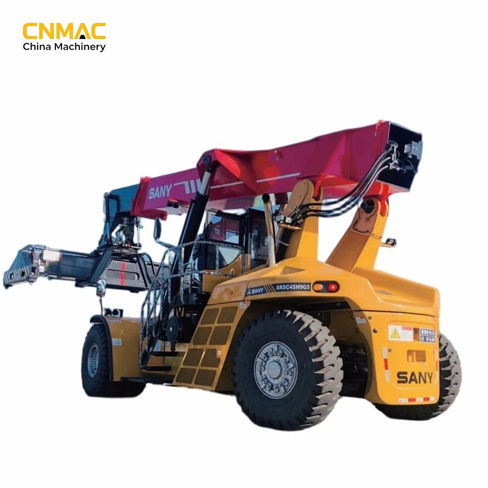 Leercontainer-Reach-Stacker
